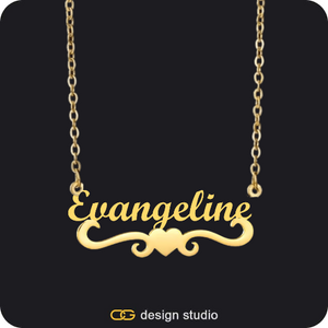 The Essential Name Necklace: Underline