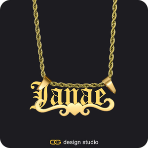 The Essential Name Necklace: Underline