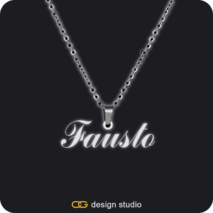 The Essential Name Necklace: Glitter