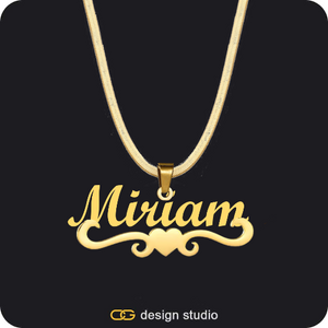 The Essential Name Necklace: Underline