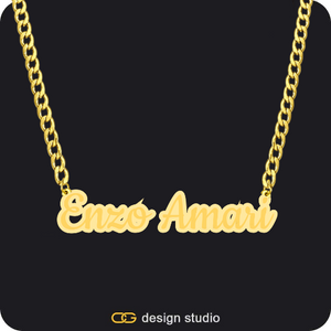 The Spotlight Double Plated Name Necklace