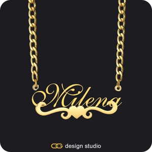 The Essential Name Necklace: Underline