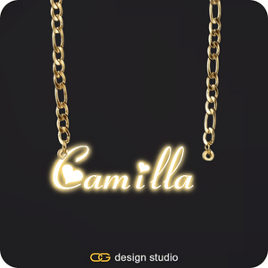 The Essential Name Necklace: Sparkling