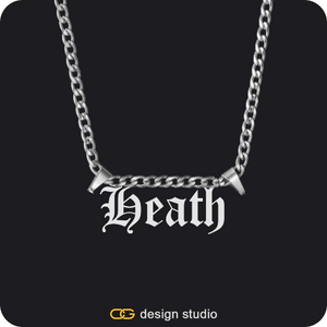 The Essential Name Necklace: Double Loop