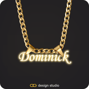 The Essential Name Necklace: Sparkling