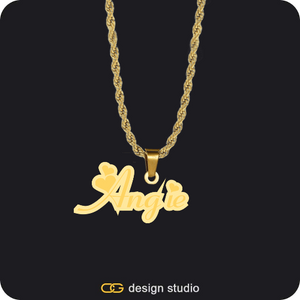 The Spotlight Double Plated Name Necklace