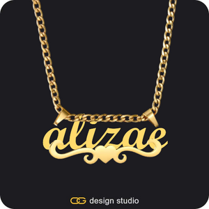 The Essential Name Necklace: Underline