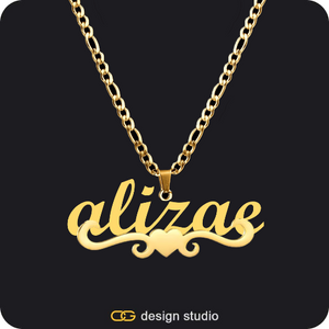The Essential Name Necklace: Underline