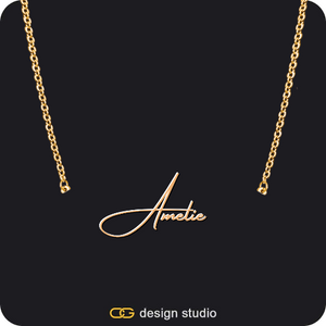 The Premier Script Name Necklace