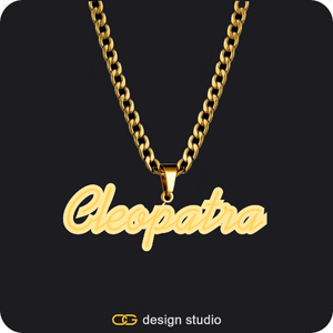The Spotlight Double Plated Name Necklace