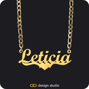 The Essential Name Necklace: Underline