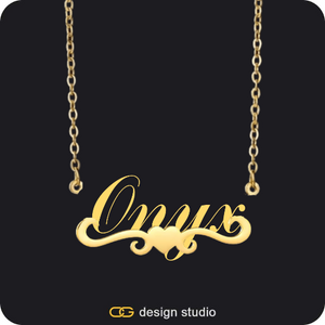 The Essential Name Necklace: Underline