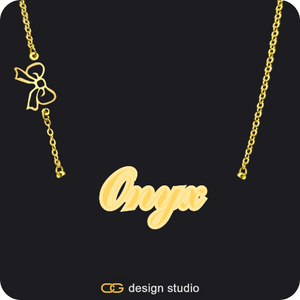 The Spotlight Double Plated Name Necklace