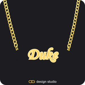 The Spotlight Double Plated Name Necklace