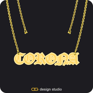 The Spotlight Double Plated Name Necklace