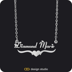 The Essential Name Necklace: Underline