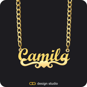 The Essential Name Necklace: Underline