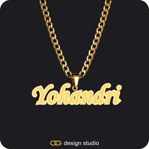 The Spotlight Double Plated Name Necklace