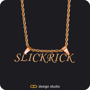 The Essential Name Necklace: Double Loop