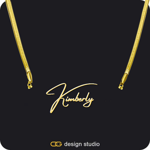 The Premier Script Name Necklace