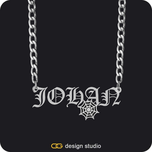 The Essential Name Necklace: Cuban chain