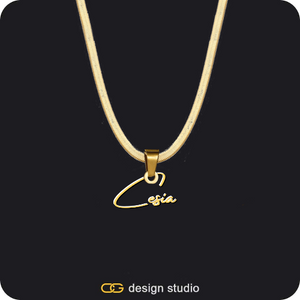 The Premier Script Name Necklace