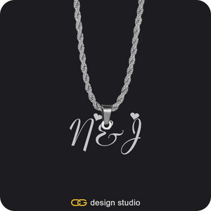 The Essential Name Necklace: Rope Chain