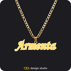 The Spotlight Double Plated Name Necklace