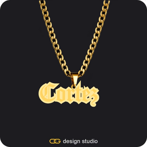 The Spotlight Double Plated Name Necklace