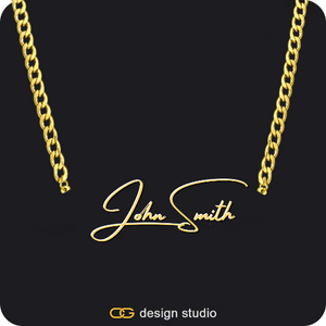 The Premier Script Name Necklace