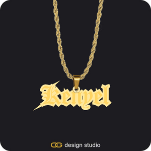 The Spotlight Double Plated Name Necklace