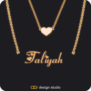 The Essential Name Necklace: Glitter