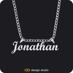 The Essential Name Necklace: Double Loop