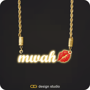 The Essential Name Necklace: Sparkling