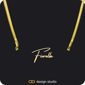 The Premier Script Name Necklace