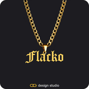 The Essential Name Necklace: Cuban chain