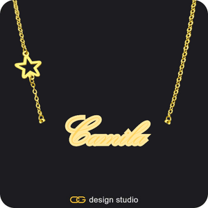 The Spotlight Double Plated Name Necklace