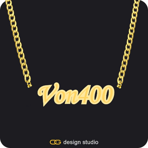 The Spotlight Double Plated Name Necklace