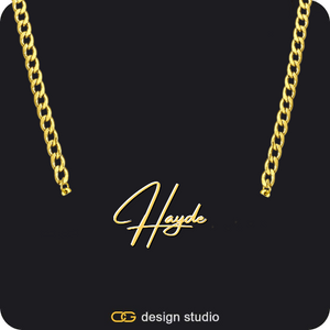The Premier Script Name Necklace
