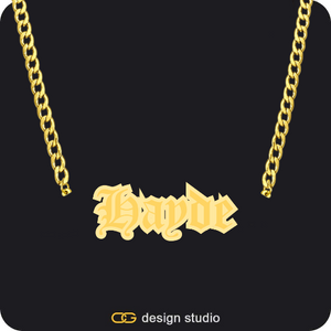 The Spotlight Double Plated Name Necklace