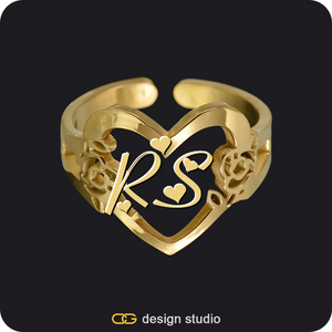 The Heartfelt Initial Ring