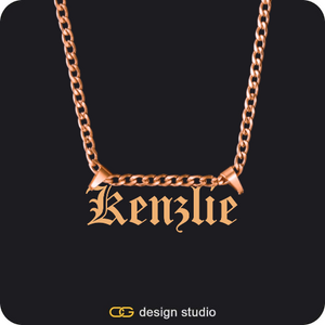 The Essential Name Necklace: Double Loop