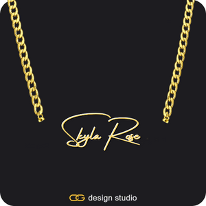 The Premier Script Name Necklace