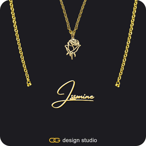 The Premier Script Name Necklace