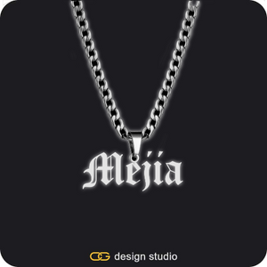 The Essential Name Necklace: Glitter