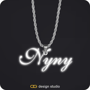 The Essential Name Necklace: Sparkling