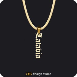 The Vertical Name Necklace