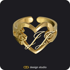 The Heartfelt Initial Ring