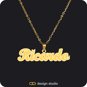 The Spotlight Double Plated Name Necklace