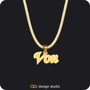The Spotlight Double Plated Name Necklace